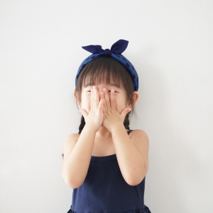 Girl Hairband Bow Polkadot Wide (GHB8787)